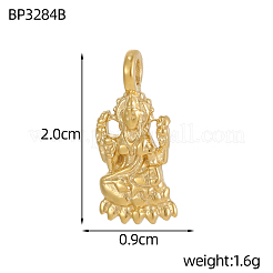 304 Stainless Steel Pendants&nbsp;STAS-OY006-08G