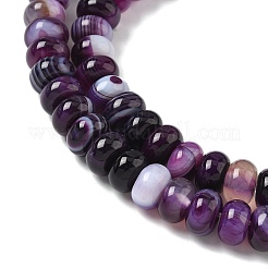 Natural Banded Agate Beads Strands&nbsp;G-F790-I01-01O