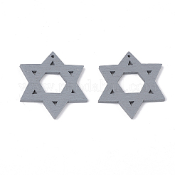 Spray Painted Wood Pendants&nbsp;LS-WOOD-T017-03A