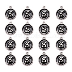 Platinum Plated Alloy Charms&nbsp;X-ENAM-S118-02S-P