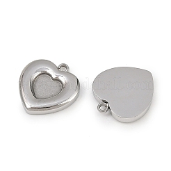 304 Stainless Steel Pendant Cabochon Settings&nbsp;STAS-L022-533P