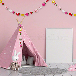 20Pcs 7 Styles Handmade Wool Felt Ornament&nbsp;DIY-NB0014-85
