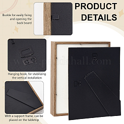 MDF Composite Wood Photo Frame Stand for Dried Flower&nbsp;DJEW-WH0028-057B