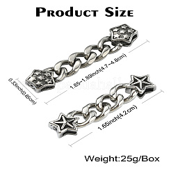2Pcs 2 Styles 304 Stainless Steel Connectors&nbsp;STAS-CJ0002-51