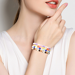 1200Pcs 4 Colors Opaque Acrylic Beads&nbsp;SACR-PA0001-08