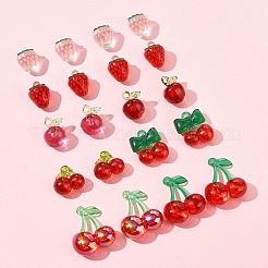 20Pcs Transparent Acrylic Pendants&nbsp;OACR-FS0002-11