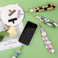 4Pcs Flower Wristlet Cotton Pendant Decorations&nbsp;DIY-GL0004-44