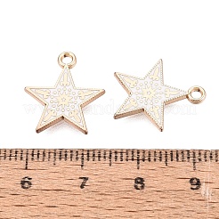 Alloy Enamel Pendants&nbsp;ENAM-Q002-09G-01