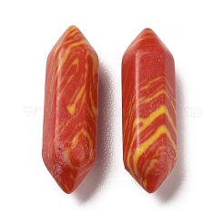 Synthetic Orange Red Malachite No Hole&nbsp;G-K330-11