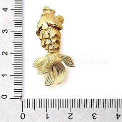 Brass Micro Pave Cubic Zirconia Pendants&nbsp;X-KK-R217-01G-01