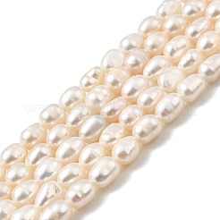 Natural Cultured Freshwater Pearl Beads Strands&nbsp;PEAR-I007-01Q-01C