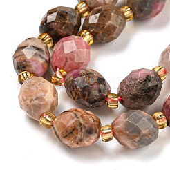 Natural Rhodonite Beads Strands&nbsp;G-N342-36
