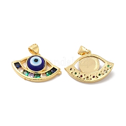 Handmade Evil Eye Lampwork Pendants&nbsp;LAMP-E034-01G-09
