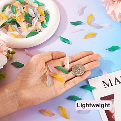 100pcs 5 colors Transparent Acrylic Pendants&nbsp;MACR-TA0001-81