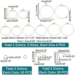 DIY Wire Wrap Ring Dangle Earring Making Kit&nbsp;DIY-UN0003-65