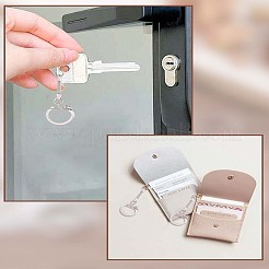 20Pcs Iron Keychain Clasp Accessories&nbsp;IFIN-LP0001-03