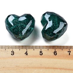 UV Plating Acrylic European Beads&nbsp;X-OACR-S142-01B