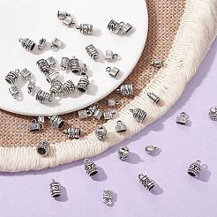 120Pcs 6 Styles Tibetan Style Alloy Cord Ends&nbsp;TIBE-CJ0001-29