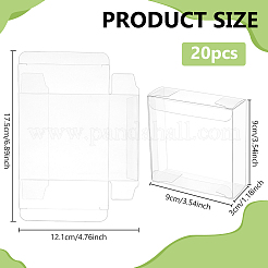 Square PVC Storage Gift Boxes&nbsp;CON-WH0095-103B