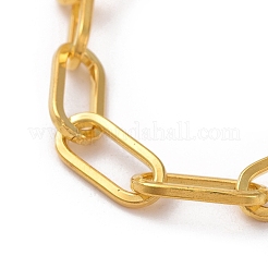 Unwelded Iron Paperclip Chain Bracelets&nbsp;BJEW-JB05044-01