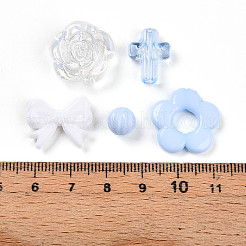 Transparent & Opaque Acrylic Beads&nbsp;TACR-T028-26D