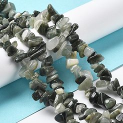 Natural Green Rutilated Quartz Beads Strands&nbsp;G-M205-81