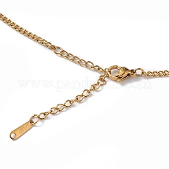 2Pcs 2 Style 304 Stainless Steel Bat Pendant Necklaces Set&nbsp;NJEW-E092-01G