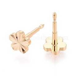 Brass Stud Earrings for Women&nbsp;EJEW-G441-01G