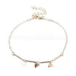 4Pcs 4 Style Alloy Chain Anklets Sets&nbsp;SJEW-D009-08KCG