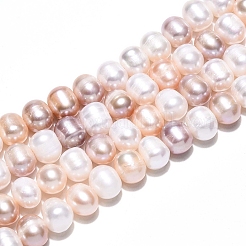 Natural Cultured Freshwater Pearl Beads Strands&nbsp;PEAR-N013-06-A-03