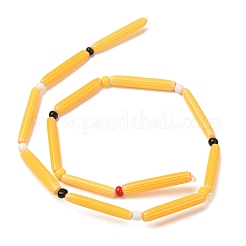 Handmade Lampwork Chevron Beads&nbsp;LAMP-Z019-01-22
