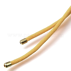 2.5MM Adjustable Braided Nylon Cords Necklace Making&nbsp;FB-CBAA152-02G-29