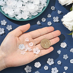 600Pcs 10 Styles Acrylic Bead Caps&nbsp;OACR-SC0002-37
