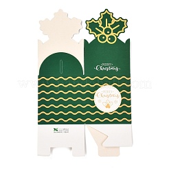 Christmas Theme Paper Fold Gift Boxes&nbsp;CON-G012-01B