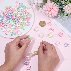 100Pcs Opaque Acrylic Bead Frame&nbsp;OACR-SP0002-04