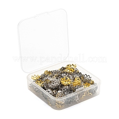 300Pcs 3 Style Iron Fancy Bead Caps&nbsp;IFIN-FS0001-07
