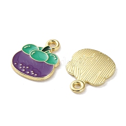 Fruit Alloy Enamel Charms&nbsp;PALLOY-S058-01LG-23