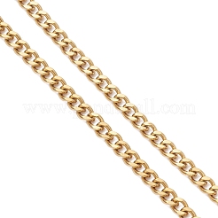 304 Stainless Steel Twisted Chain Curb Chain Slider Necklaces Making&nbsp;AJEW-JB01488