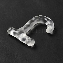 Transparent Resin Alphabet Pendants&nbsp;LS-RESI-C028-02J