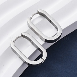 Tarnish Resistant 304 Stainless Steel Huggie Hoop Earrings&nbsp;STAS-S103-21P