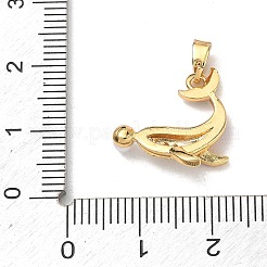 Brass Enamel Pendants&nbsp;RB-CBA2CEF-01G-01