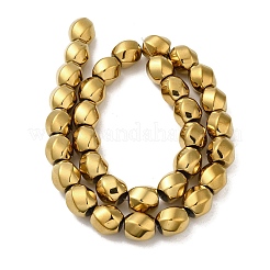 Electroplated Non-Magnetic Synthetic Hematite Beads Strands&nbsp;G-P518-05B