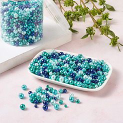 Baking Paint Pearlized Glass Pearl Round Beads&nbsp;HY-CW0001-01