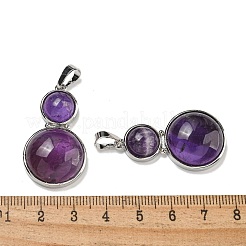 Natural Amethyst Pendants&nbsp;G-G147-06P-03