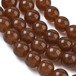Dyed Natural White Jade Beads Strands&nbsp;GG-CBA9281-B02-8mm