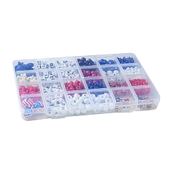DIY Independence Day Jewelry Making Findings Kits&nbsp;DIY-FS0006-52