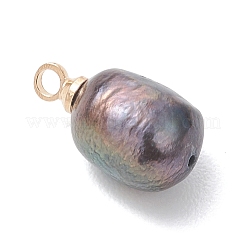 Natural Pearl Potato Charms&nbsp;PALLOY-JF04848