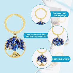 Natural Stone Keychains&nbsp;KEYC-FH0001-27