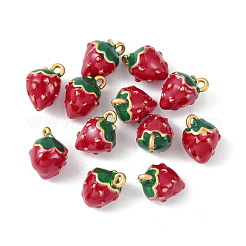 Brass Enamel Charms&nbsp;KK-G462-29MG