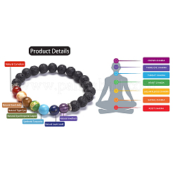 Yoga Chakra Jewelry&nbsp;X-BJEW-K142-A